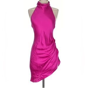 Amanda uprichard samba pink halter dress
